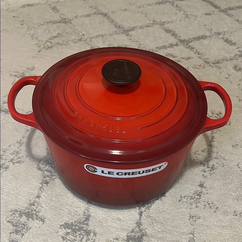 Le Creuset Red Enameled Cast Iron Cookware